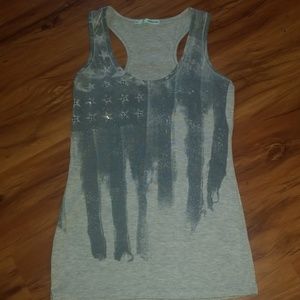 Maurice's Racerback Tank American Flag